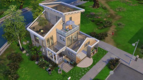 模拟人生4如何盖楼[图1]