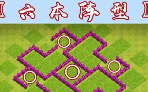 部落冲突6本怎么布阵