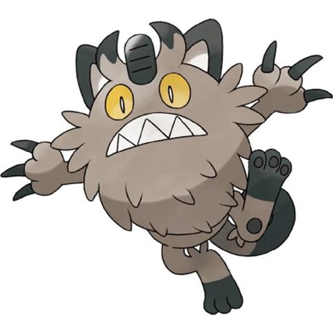 神奇宝贝喵喵怎么画[图2]